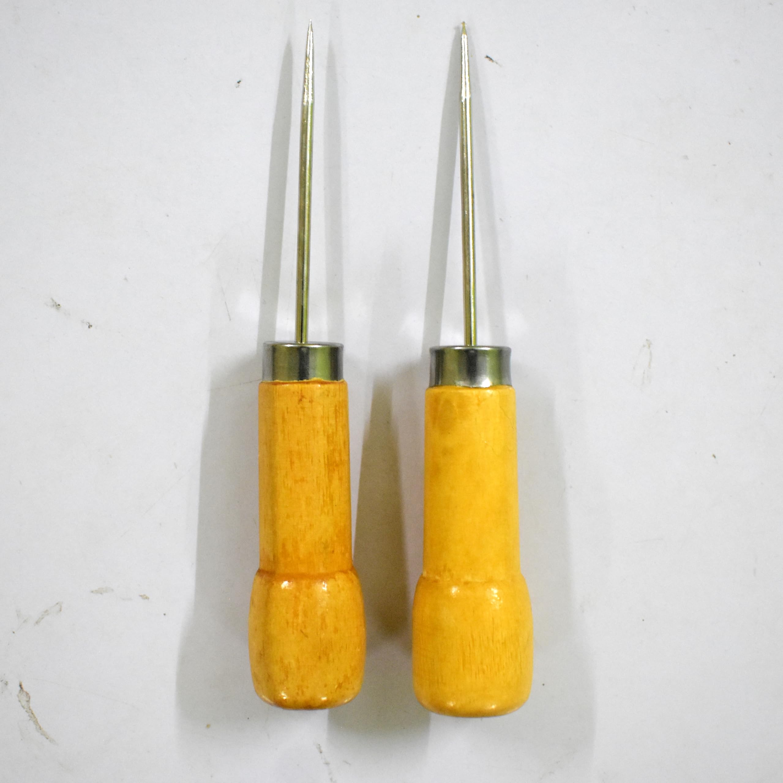 Prabhas Designs Leather Punching Tool with wooden Handle for Hole Maker (2 Nos) – Professional Fabric Piercing Awls for Tailor Shop, Sewing, and Quilting Accessories-image-30