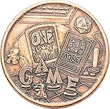 One More Game / Go to Bed Kupfermünze für Entscheidungsmacher