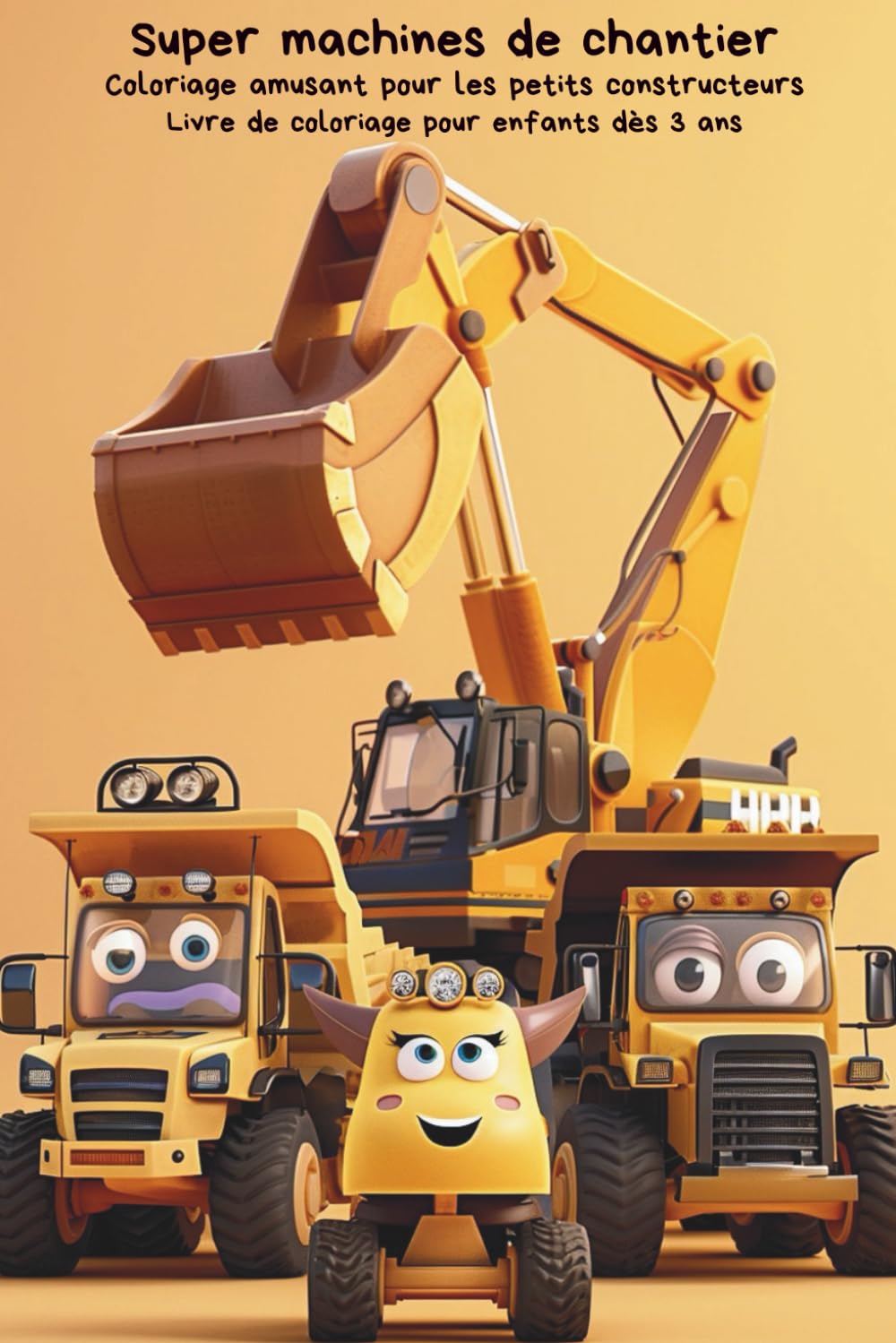 Coloriage de véhicules de chantier pour enfants dès 4 ans – 50+ pages: Camions, pelleteuses, grues et engins de construction à colorier – Livre de ... garçons et filles | Créativité et motricité