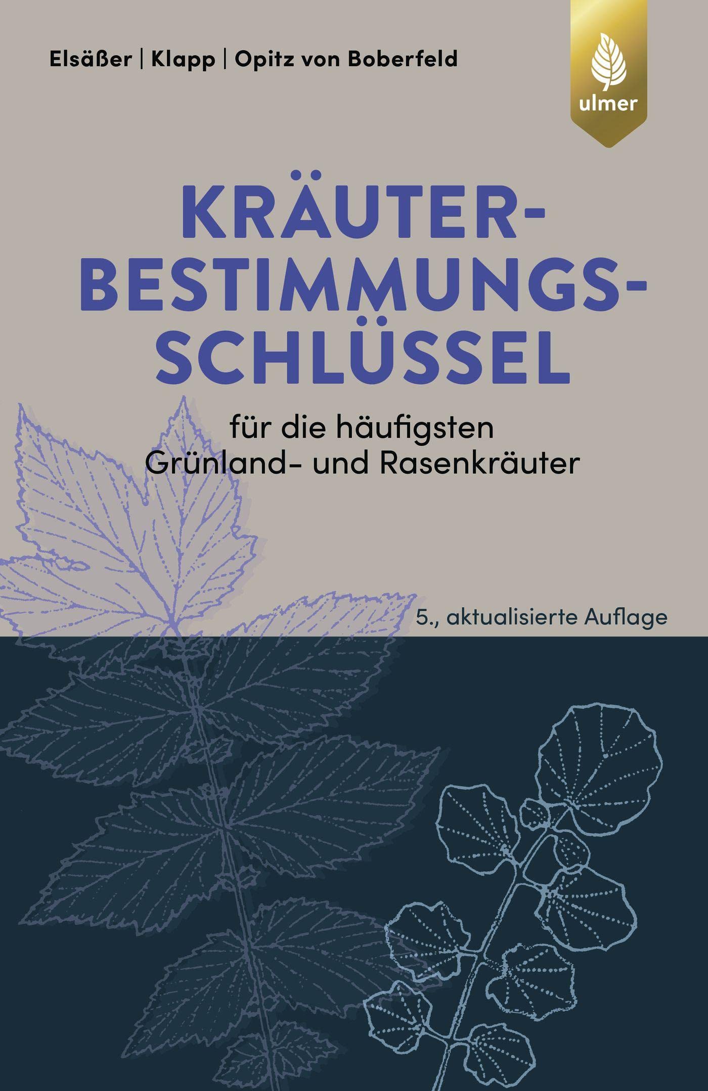 Kräuterbestimmungsschlüssel für die häufigsten Grünland- und Rasenkräuter: Zur Ansprache im blütenlosen Zustand