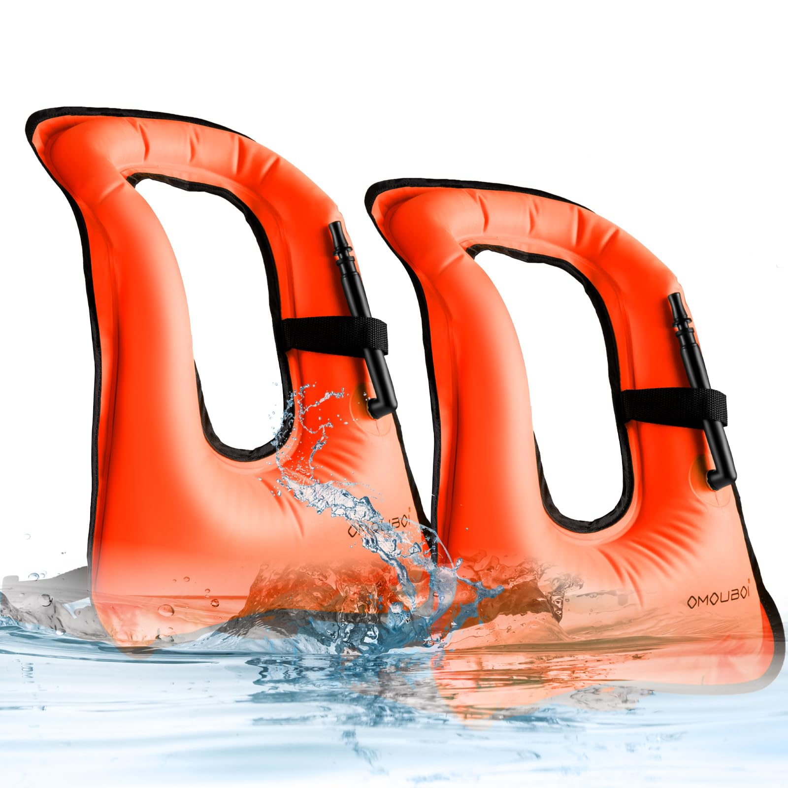 2 Pcs Safety Vest for Adults, Portable Swim Vest Jackets, Adjustable Kayaking Jackets Safety Vests for Swimming Surfing