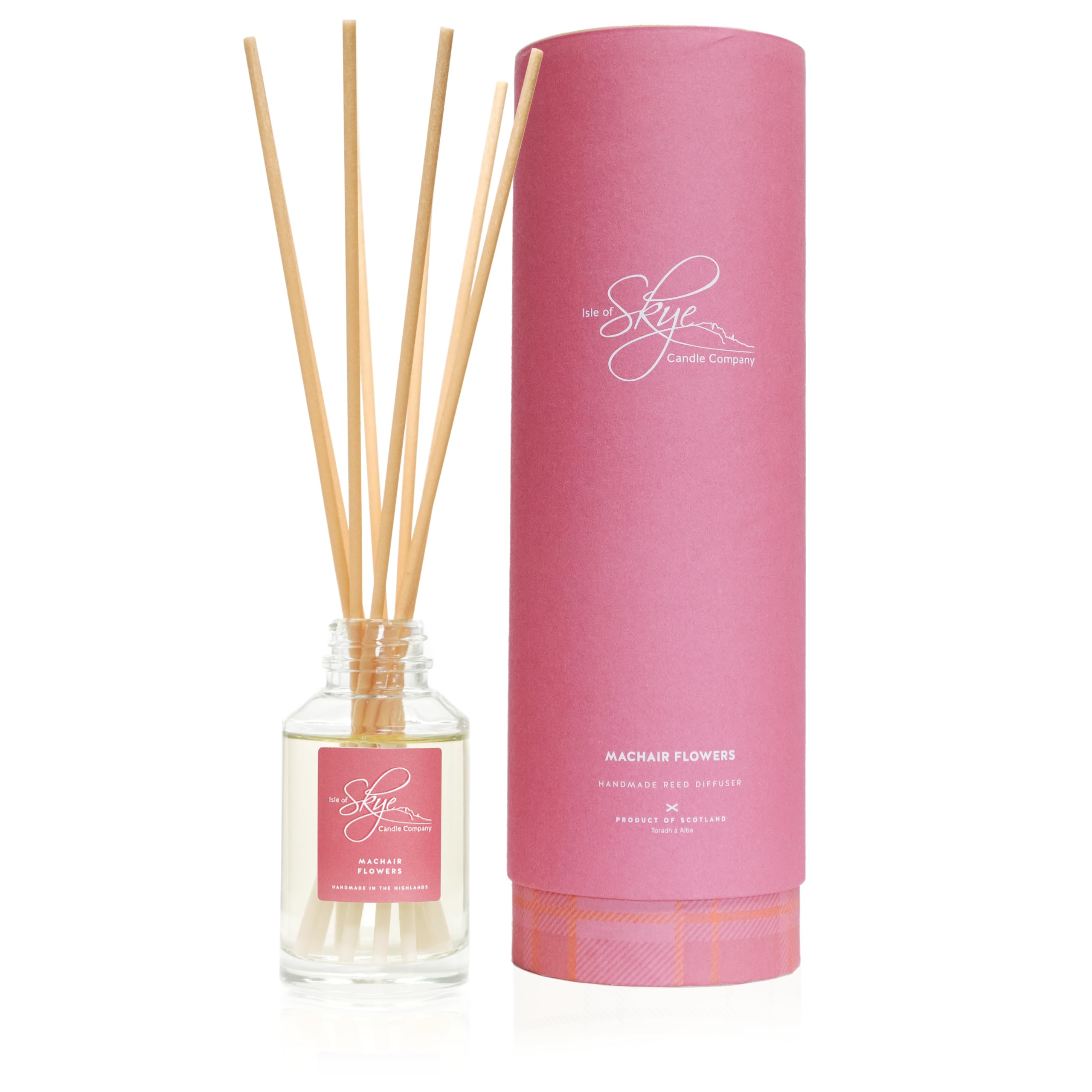 Isle Of Skye Candle Company Pink Machair Flowers Scented Reed Diffuser
