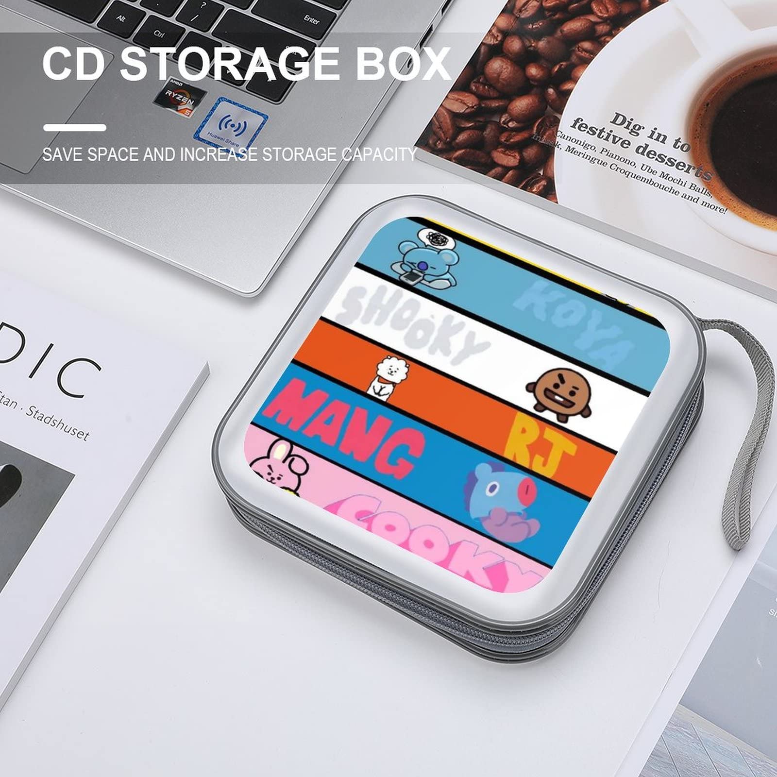 Amazon.co.jp: BTS CDケース DVD収納ボックス CDウォレット CDディスク