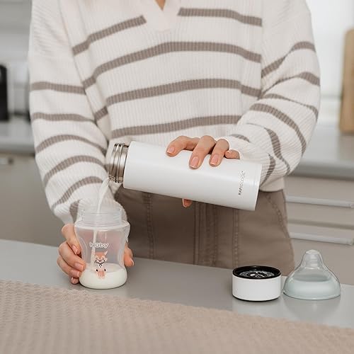 Miniatura 9 de Nuby RapidCool - Fabricante portátil de biberones para bebés, sin BPA, incluye dispensador de leche en polvo y tapa digital, ideal para biberones de