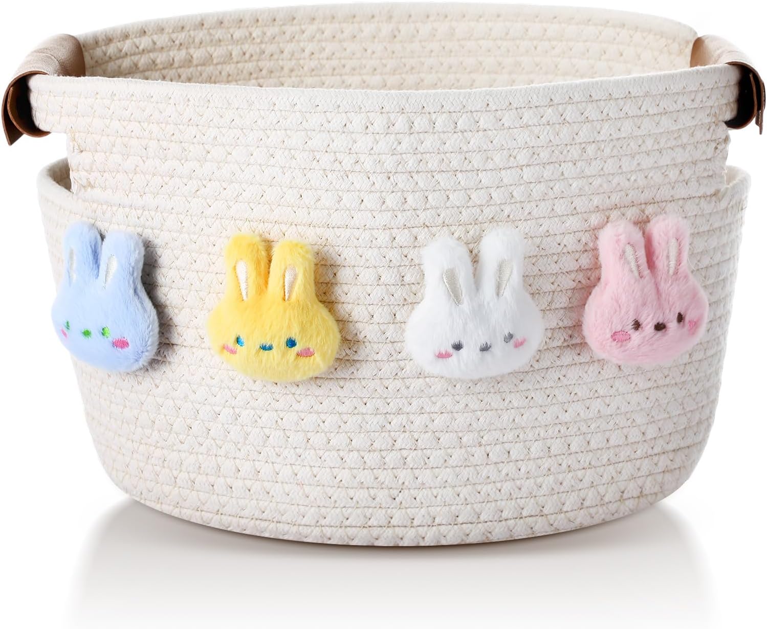 Woven Valentine Gift Basket Empty, Large Red and Pink Xoxo Basket with Handle Stickers 13 x 8.7 x 7.9'' Valentines Day Decorative Empty Storage for Sweet Day Organizing Home Party Decor