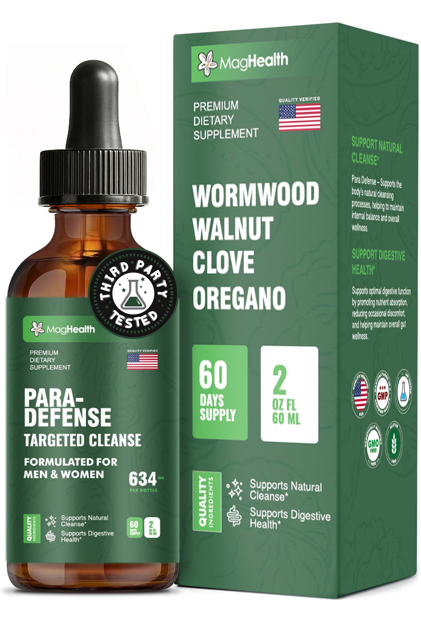 Amazon.com: Wormwood Black Walnut Clove Tincture | 3rd Party