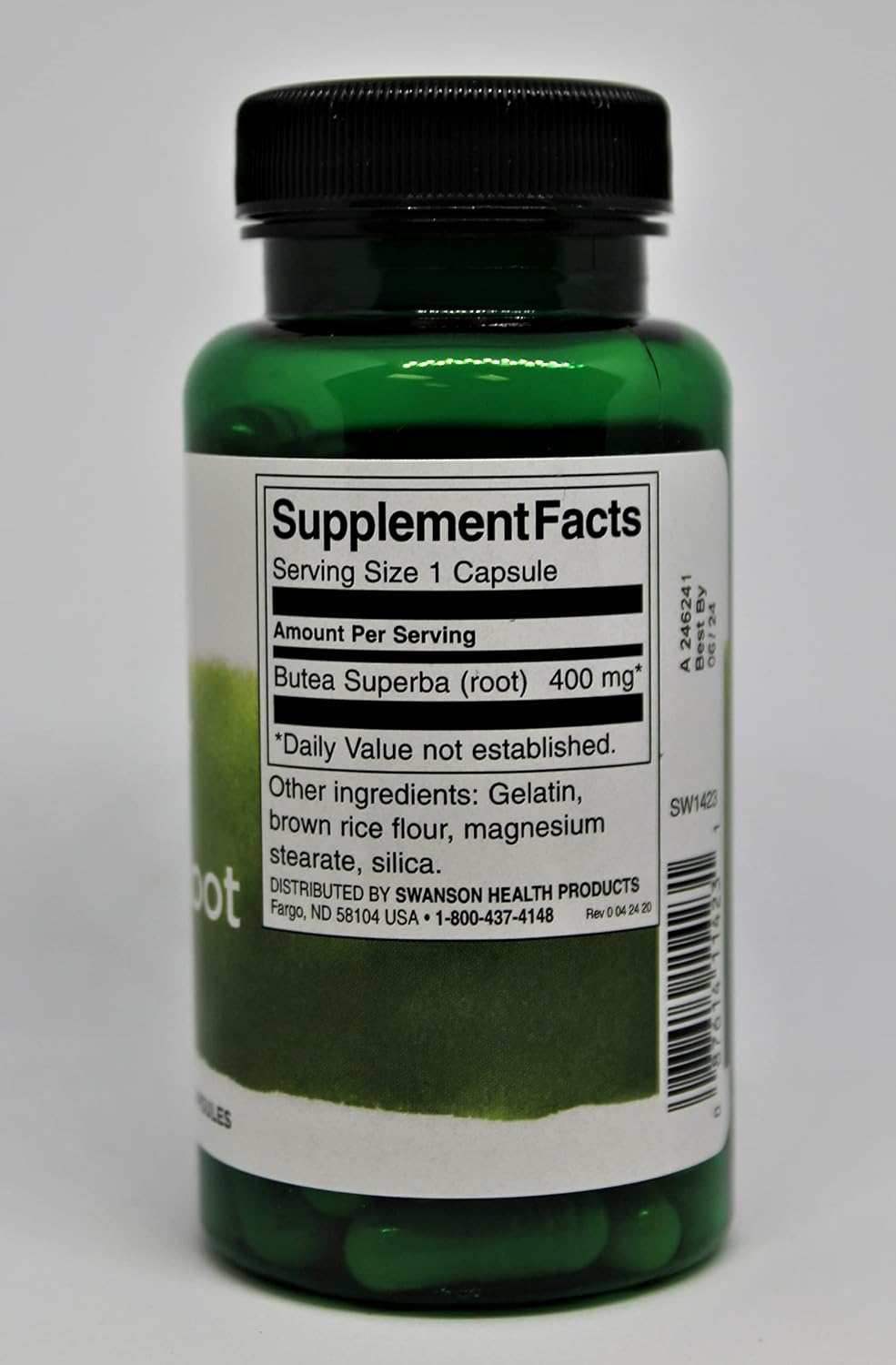 Swanson Butea Superba Root Full Spectrum Intimacy & Sexual Support 400 Milligrams 60 Capsules 3 Pack