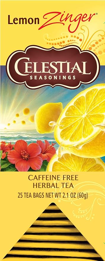 Celestial Seasonings Herbal Tea, Lemon 