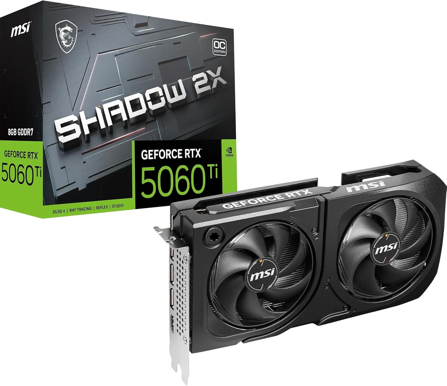 msi GeForce RTX 5060 Ti 8G SHADOW 2X OC PLUS - Scheda video