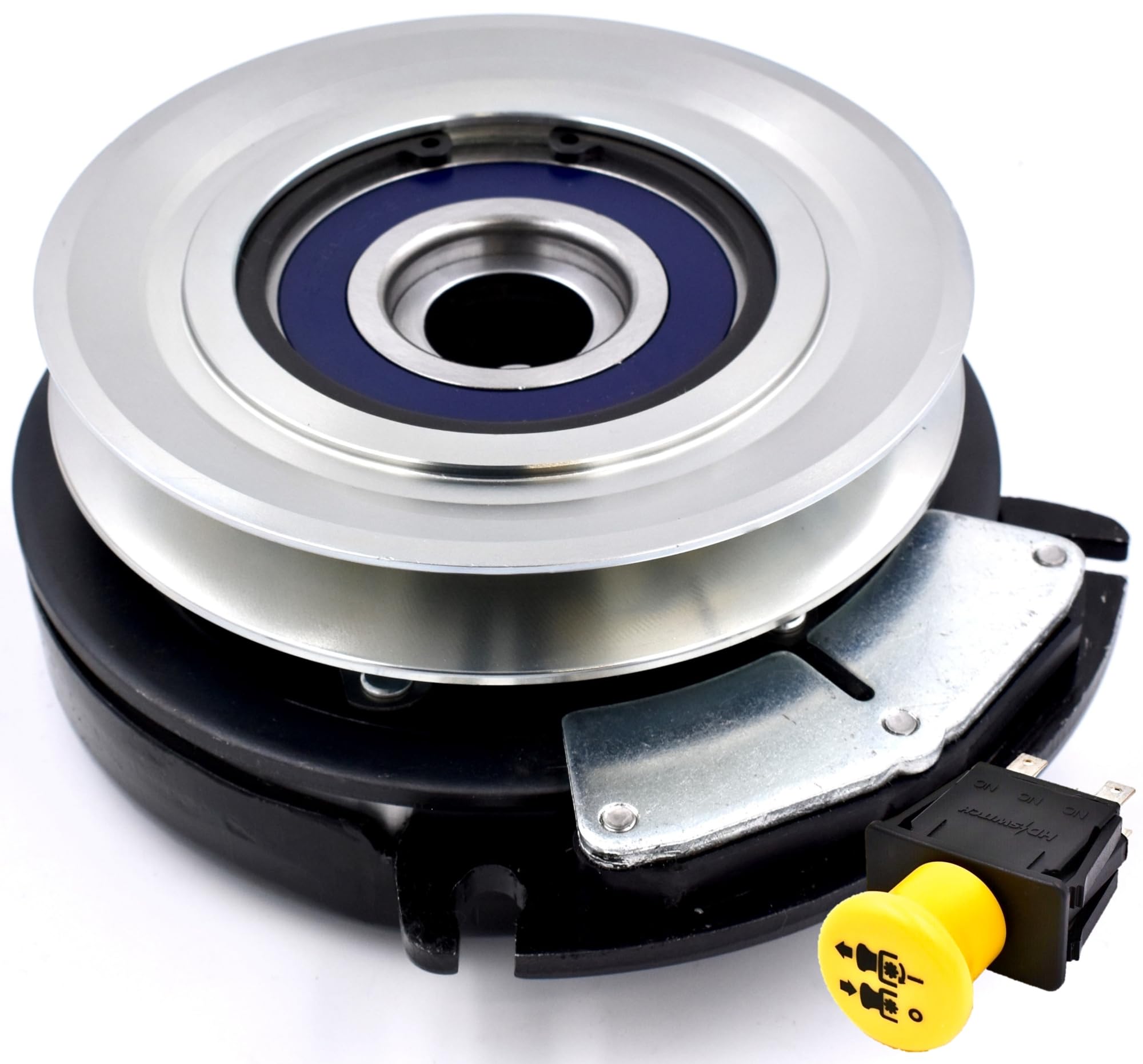 HD Switch 5110177FS BIGBearing HiTorque 260ftlb Billet Pulley PTO Clutch & 10A PTO Switch for Ferris Snapper 5110177 5228-85 522885 SRS Z3X Standup 52