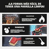 Vista 4 de Grill Rescue Cabezal de limpieza reemplazable para barbacoa, cepillo de parrilla sin cerdas, herramientas de parrilla duraderas y únicas
