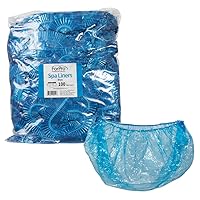 Vista 10 de ForPro Professional Collection Revestimientos de spa, aptos para todos los spas de pedicura, forros desechables, azul, 400