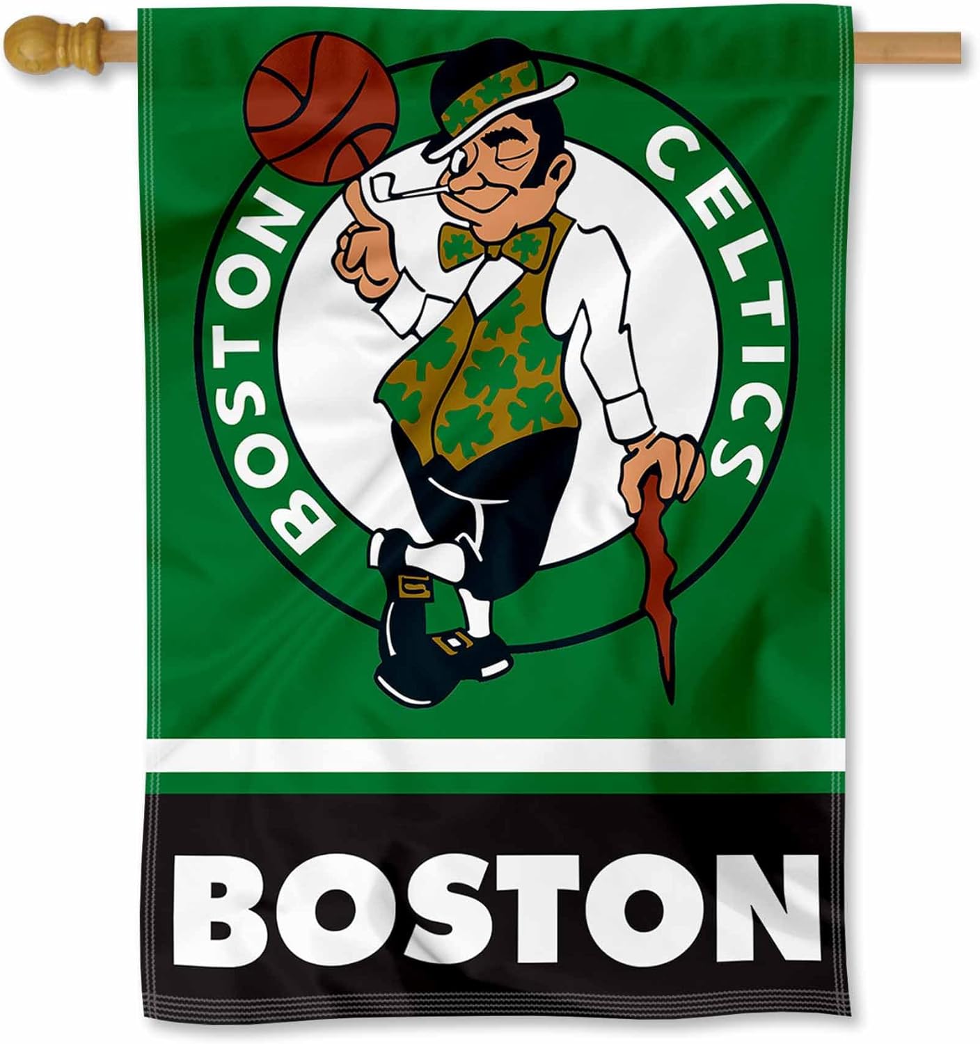 Boston Celtics Two Ply and Double Sided House Flag