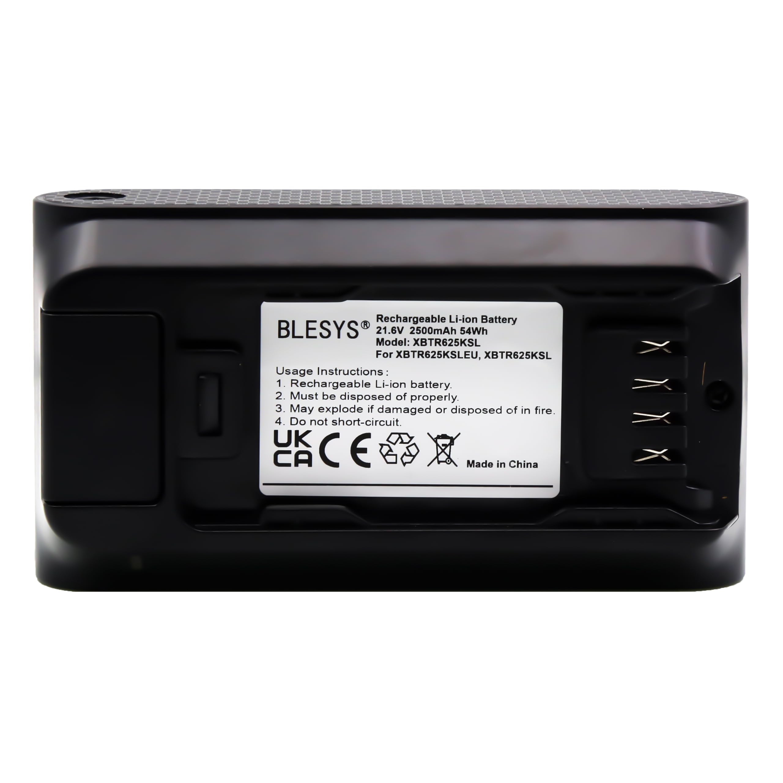 BLESYS 21,6 V XBTR625KSLEU Batterie pour Shark Detect Pro IW3511, IW3611EU et IW3615, Batterie de Remplacement Compatible avec Aspirateurs sans Fil Shark