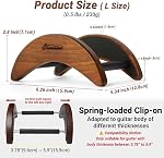 Support de guitare acoustique, Support de Guitare Compact en Bois Solide, Sol Portable Léger pour Guitare, Porte Guitare Clip-On Auto-Standing pour Voyage et Stage, Cadeau pour Guitares Acoustiques, Classiques et Folk
