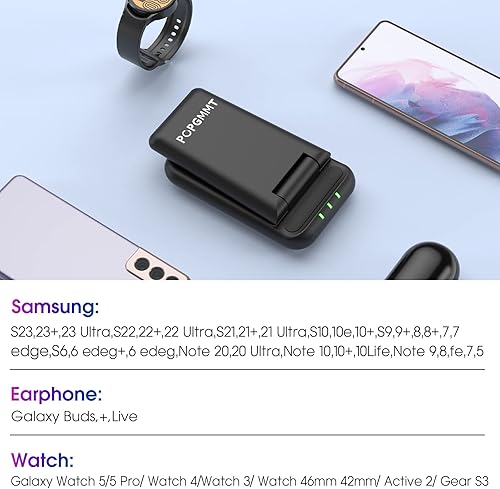 Miniatura 6 de Wireless Charger for Samsung 3 in 1 Foldable Charging StationDock 18W Designed for Samsung S22S21UltraPlusS20S10S9Note20Note10Z FoldFlip 4 Galaxy