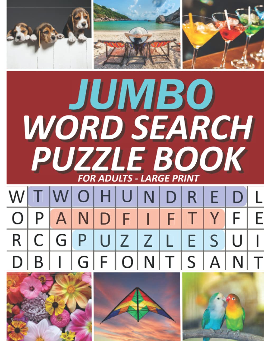 Jumbo Word Search: 250 Large Print Puzzles - Fun and Easy To Read Word Finds Puzzle Book