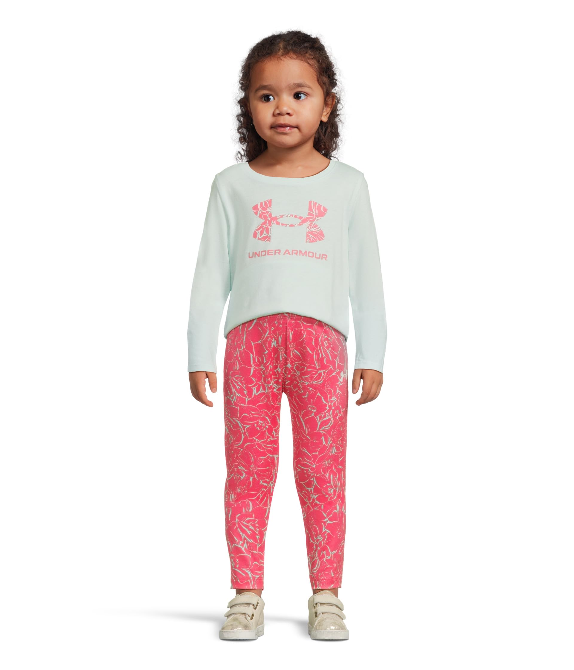 Under Armour Kids Printed LS Leggings Set (Little Kid)