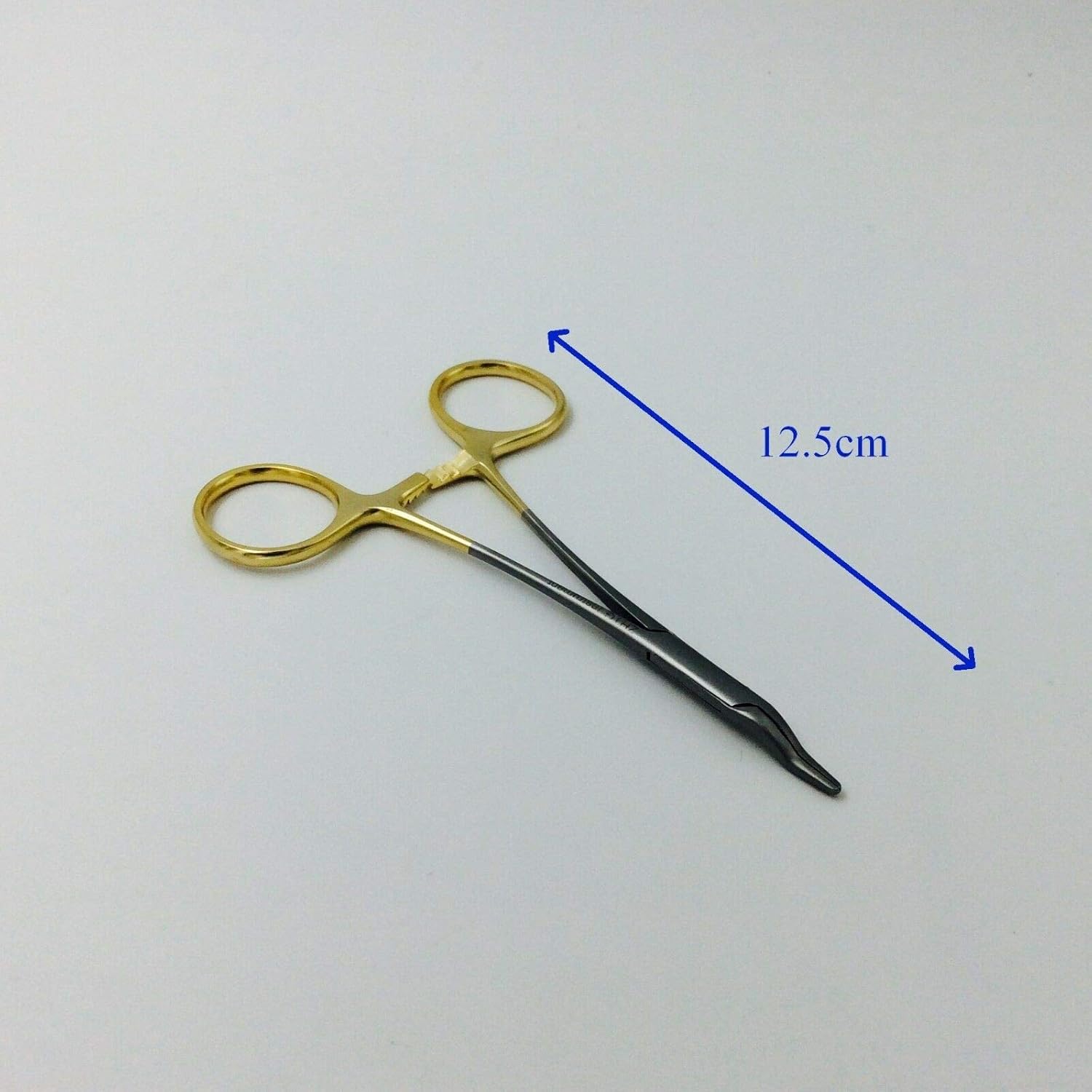 Stainless Steel Nasal Cavity Needle Holder Golden Color Handle Nasal Instruments