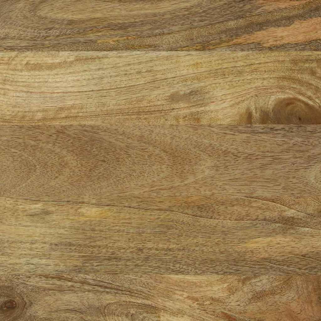 Badezimmer Spiegel rechteckig Natur 50 x 2,5 x 70 cm aus massivem Mangoholz mit klarem Glas für Bad, Flur, Schlafzimmer und Wohnzimmer, ideal zum Schminken und Rasur