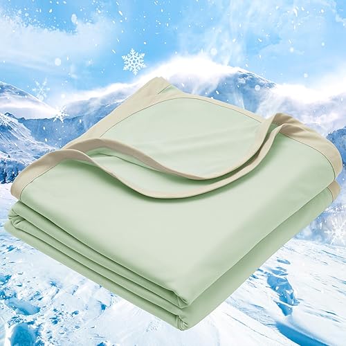 Miniatura 14 de PHF - Manta doble de enfriamiento para personas que duermen con calor tamaño Queen, Arc-Chill Q-Max>0.5 con doble enfriamiento, cobija de verano que