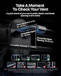 Chargeur de voiture Anker Prime MagSafe, chargeur sans fil certifié Qi2 25W avec refroidissement TEC, aimants puissants, support de ventilation pour iPhone 17-12 Series (vérifiez la compatibilité de la ventilation, comprend un adaptateur de 60W)