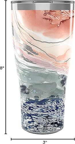 Miniatura 9 de Tervis Traveler - Vaso aislado de triple pared Kelly Ventura Drift de viaje mantiene las bebidas frías y calientes, 30 onzas, acero inoxidable