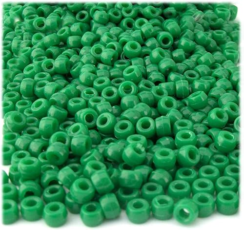 Miniatura 10 de 1,000 cuentas redondas de plástico opaco pony 0.354x0.236 in cuentas burdeos