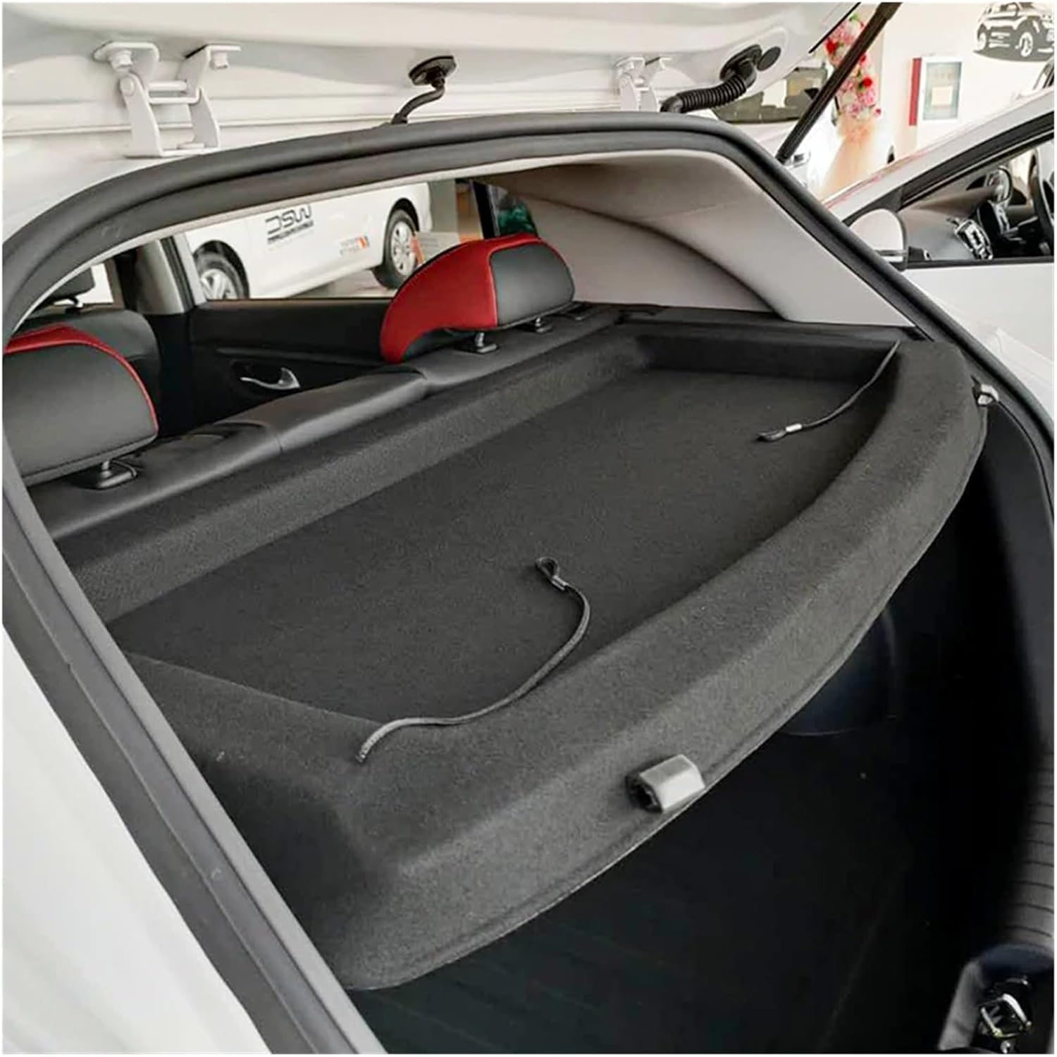 Compatible with Kia KX Cross 2017 2018 2019 Not-Retractable Trunk Cargo Cover Parcel Rack Anti-Peeping Auto Interior Accessories