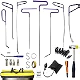 Rods Dent Removal Kit, 30 Pcs Paintless Dent Repair Rods, Special Manganese Steel, Professional Hail Dent Removal Tool for Minor Dents, Door Dings and Hail Damage