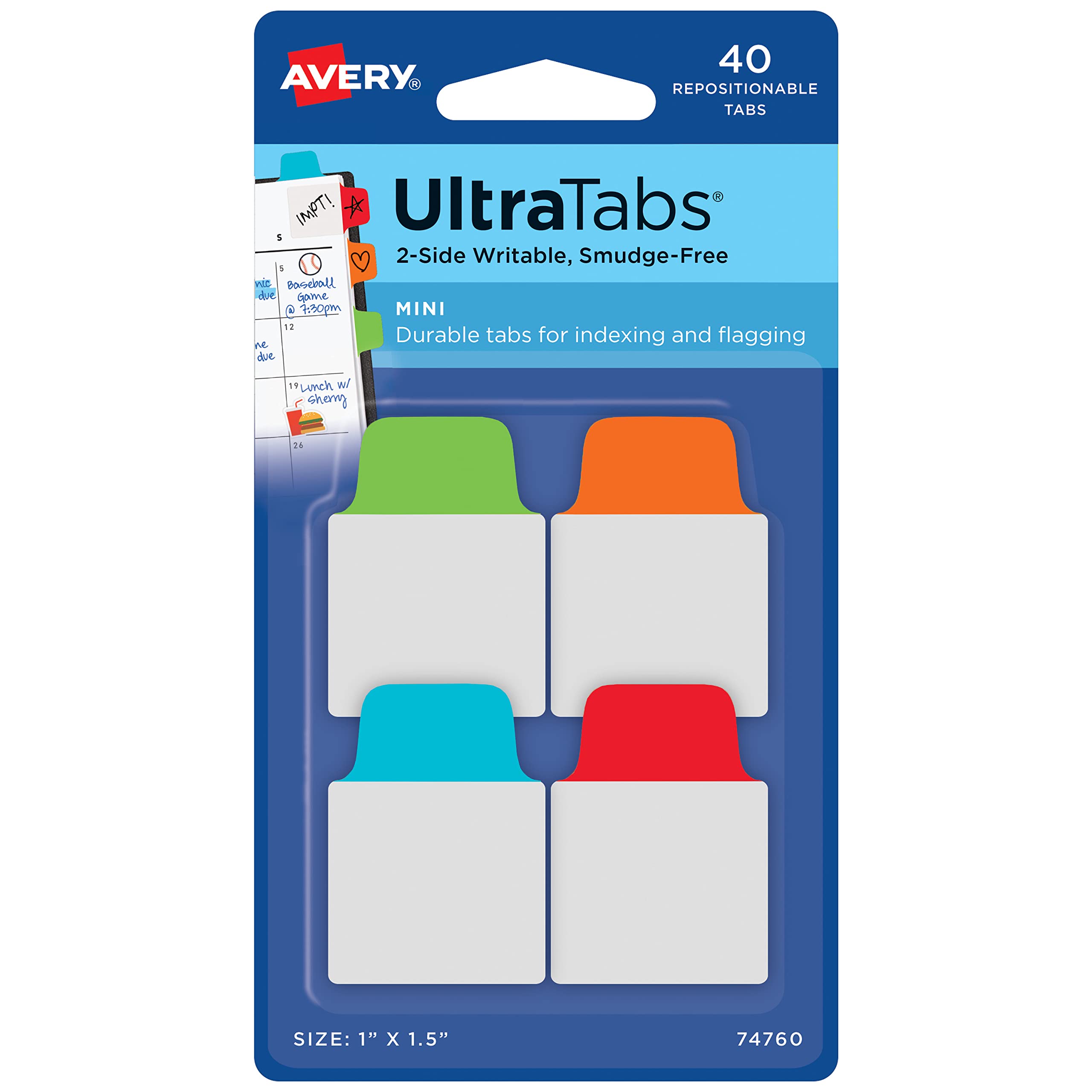 AVERY Zweckform Art. 74768 zelfklevende strips transparant/metallic (24