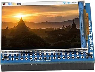 2 IPS LCD Display, General Display Module IPS Screen, 40PIN GPIO Header Onboard Speaker Audio Play LCD Display Module for RasPi DIY Development
