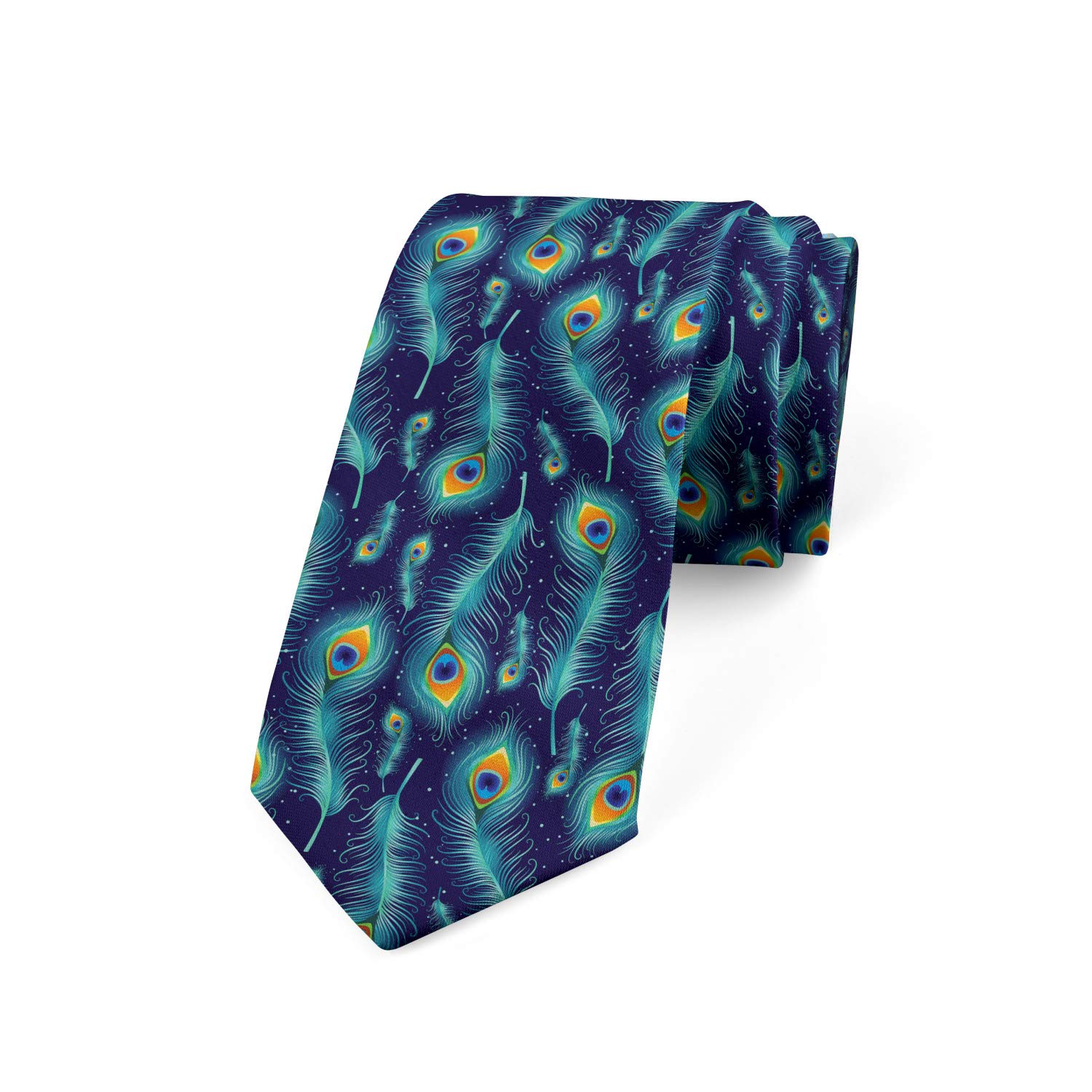Ambesonne Multicolor Modern Men's Tie