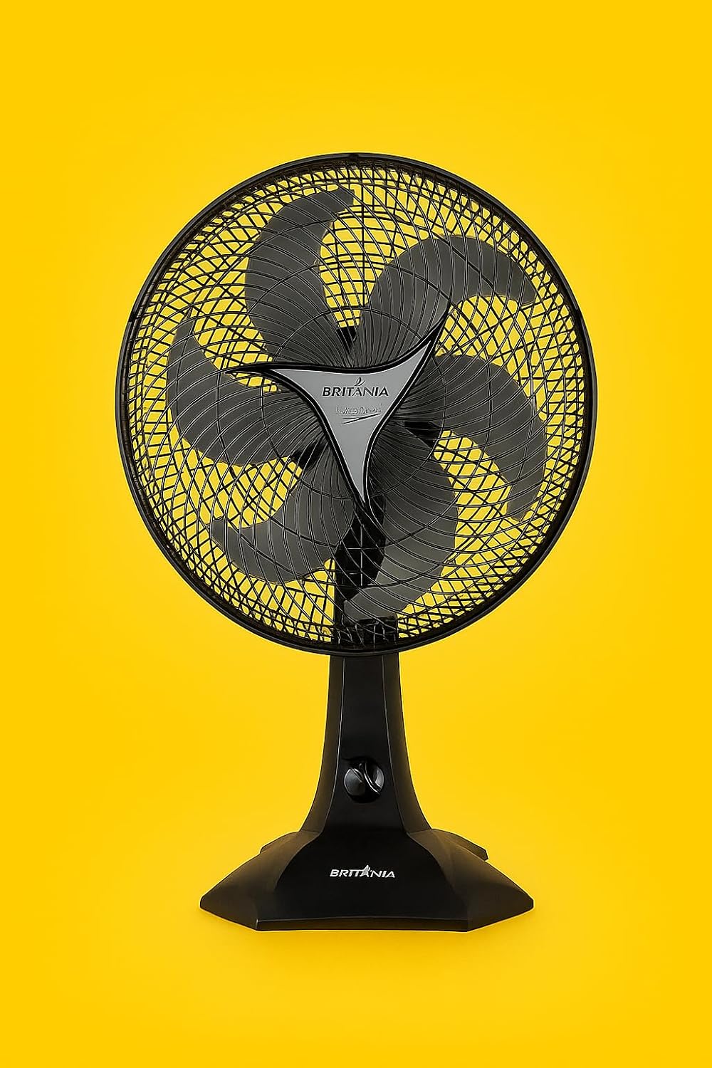 Hélice para Ventilador Original Britânia 30cm 6 Pás Cinza BVT301 BVT30 BVT300 B300 PVT300