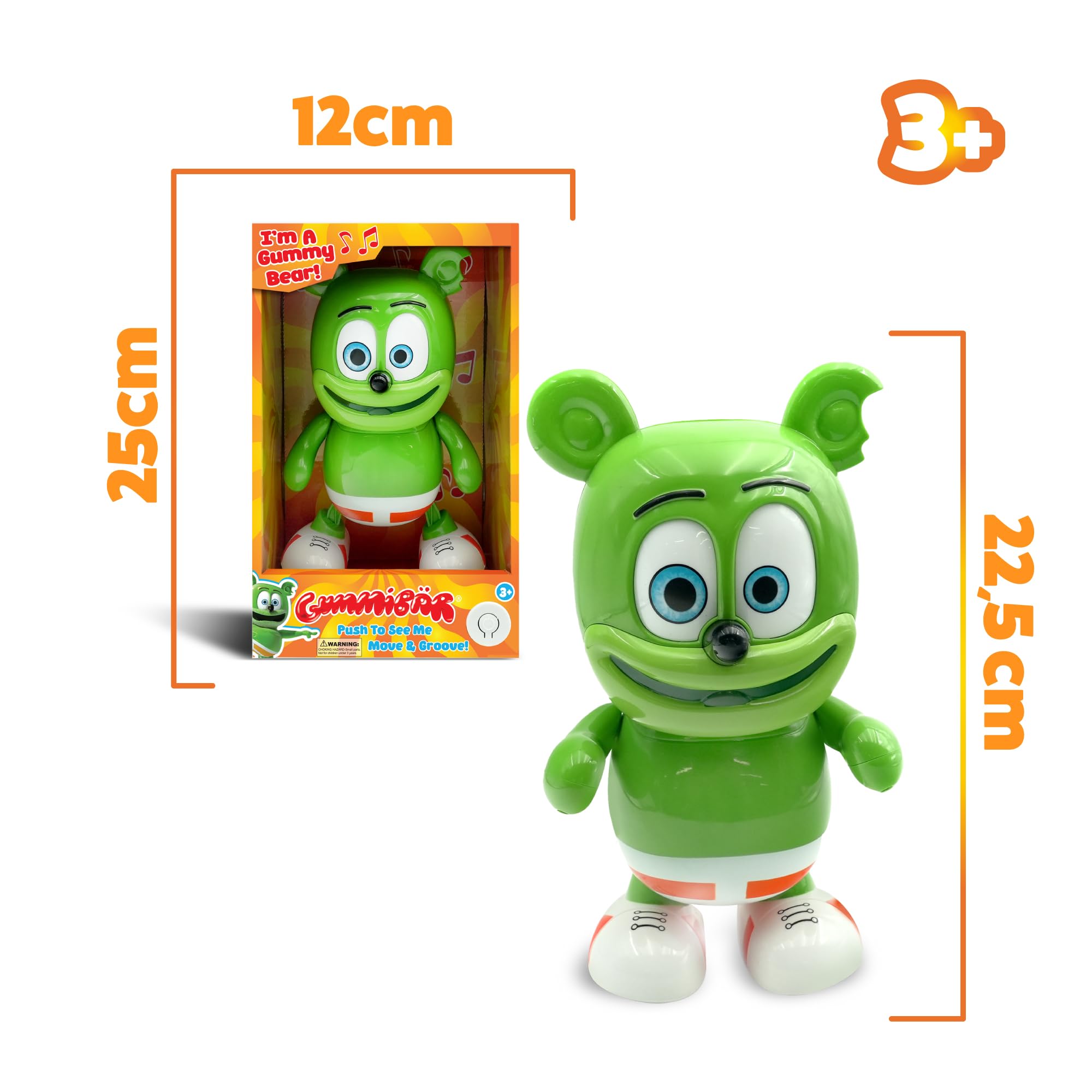 The Gummy Bear Shop - The Gummibär dancing plush toy is ready to dance to The Gummy Bear Song