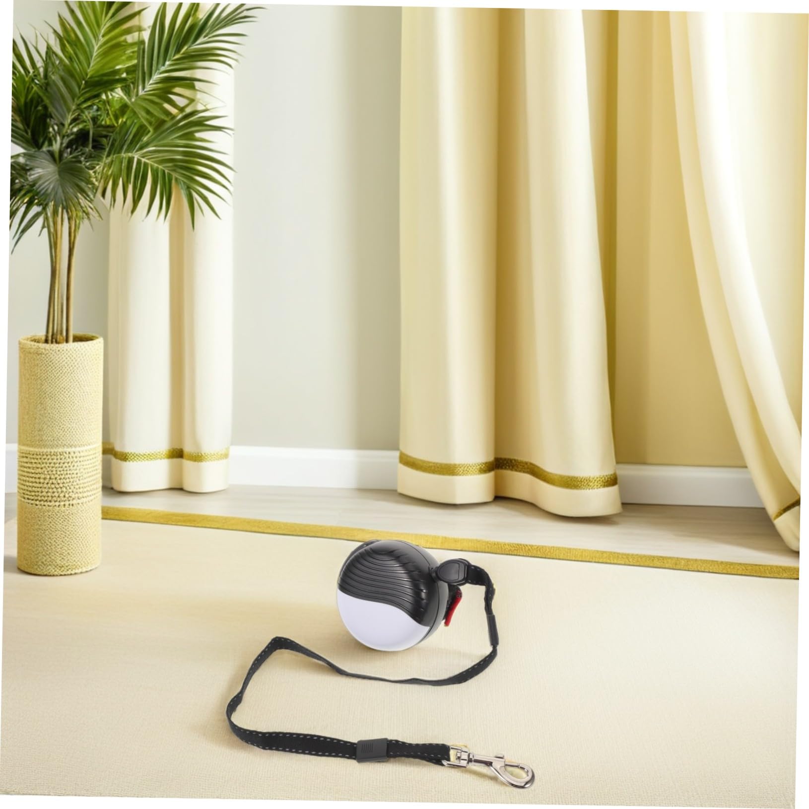 Hohopeti Laisse Rétractable pour Chien Dragonne Autour du Poignet, Corde Télescopique de 3 Mètres en Abs, Confortable Mains pour Promenade et Jeu en Extérieur