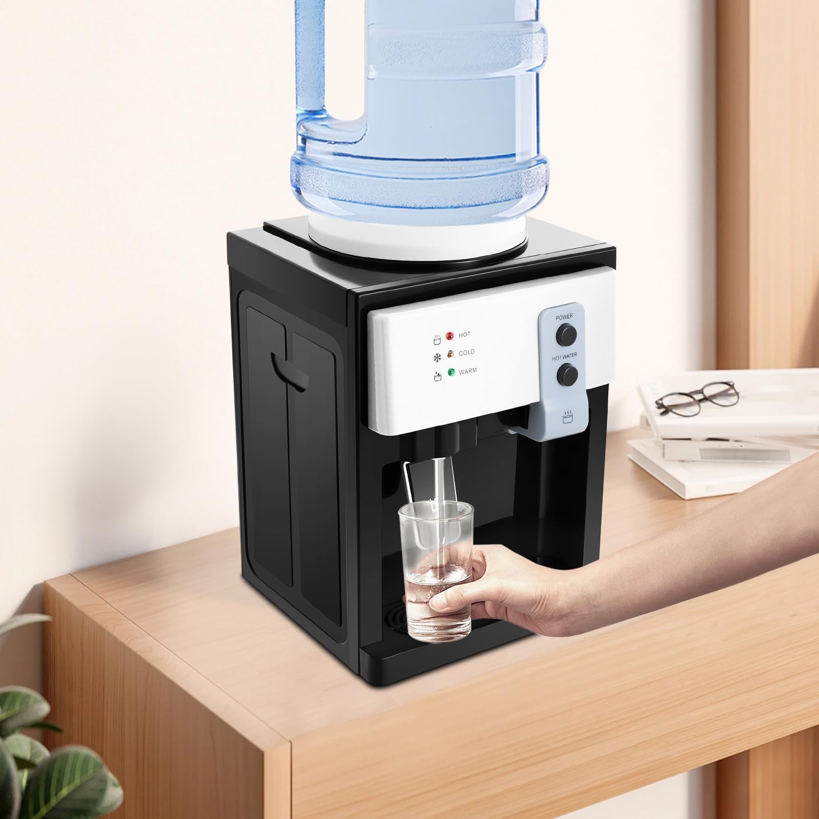 Distributeur d'eau de table - Distributeur d'eau chaude et froide - 575 W