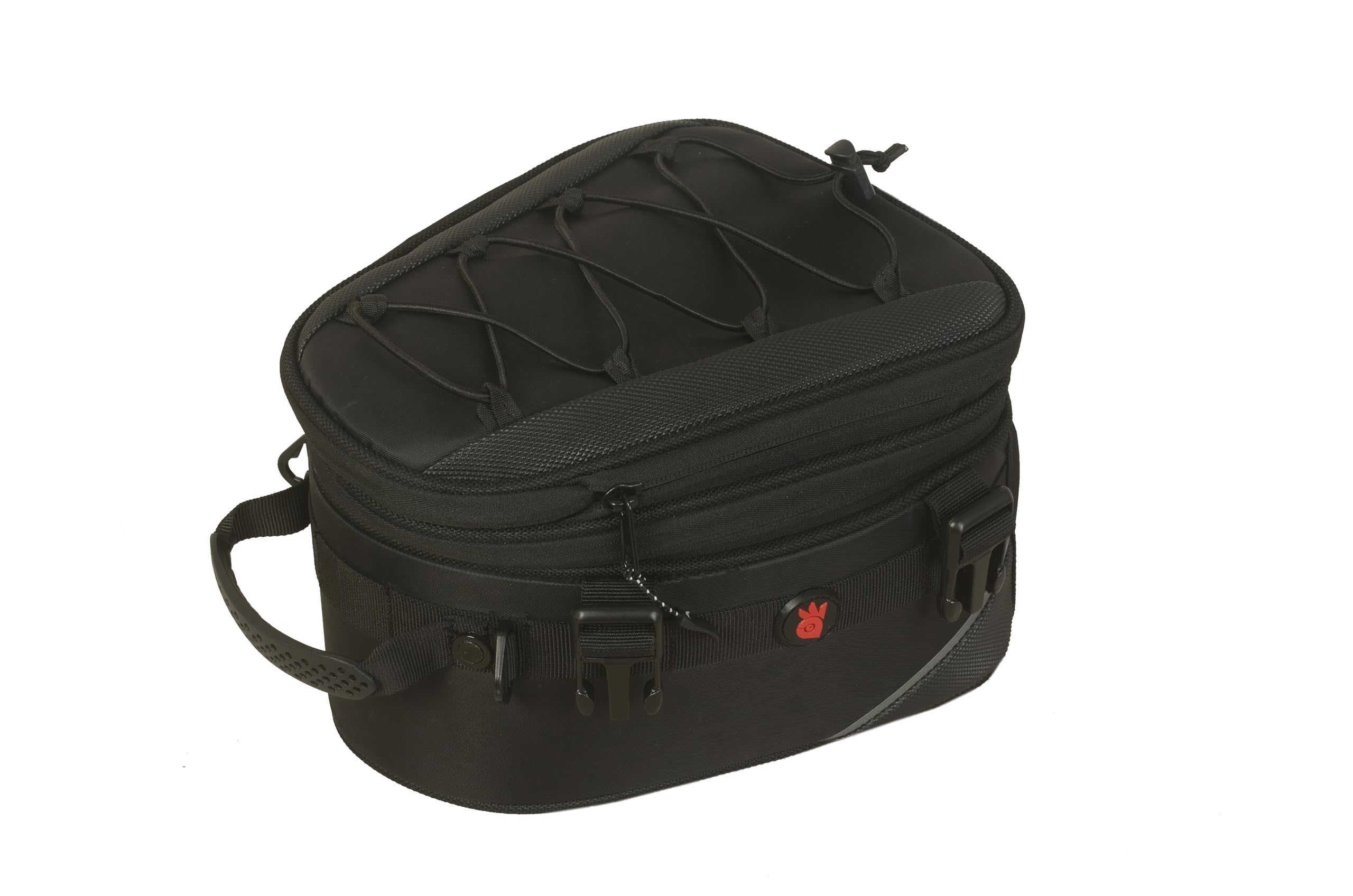 Khumbu Riderzone Kunzum Motorcycle Tail Bag, Seat Bag, Rack Bag, Trail Pack For All Bikes, 12 Liters, Rigid Shape Even When Empty - Nylon-picture-10