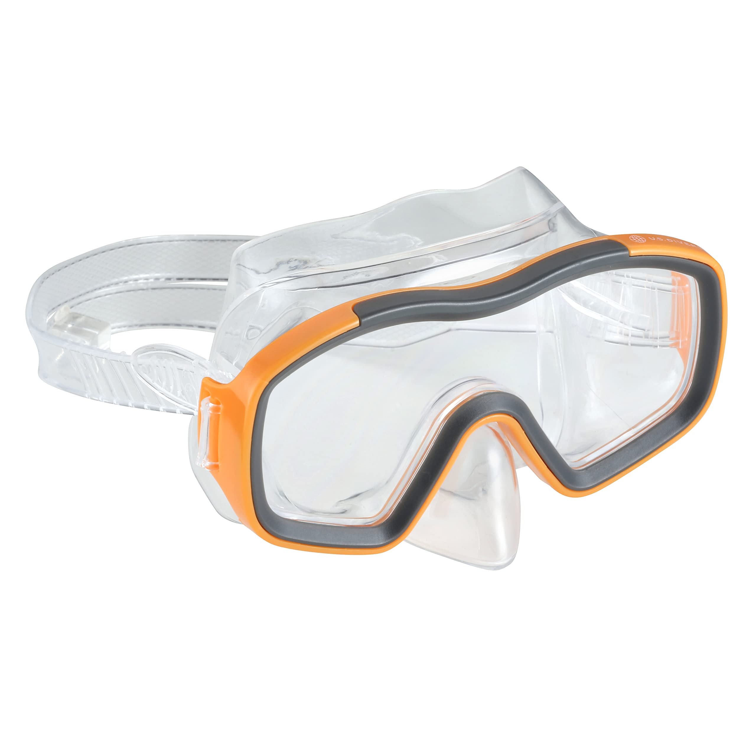 US Divers Snorkeling & Diving Combo Tiki JR | Masque et Tuba | Enfants 6+ | Garçons et Filles | Protection UV | Verres Anti-buée et Anti-Fuite | Randonnée Aquatique | Plongée en apnée | Vision