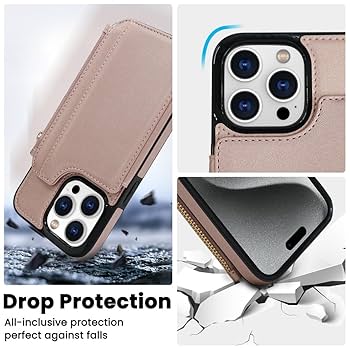 Amazon.co.jp: iPhone15ProMax ケース 財布付き カード収納 背面