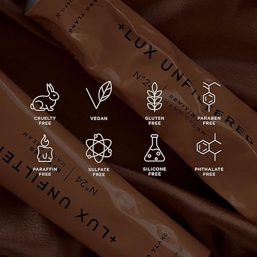 Miniatura 9 de Lux Unfiltered N24 Crema de manos Reviving Ylang Ylang - La mejor loción de manos - Crema de manos para manos secas agrietadas con manteca de karité