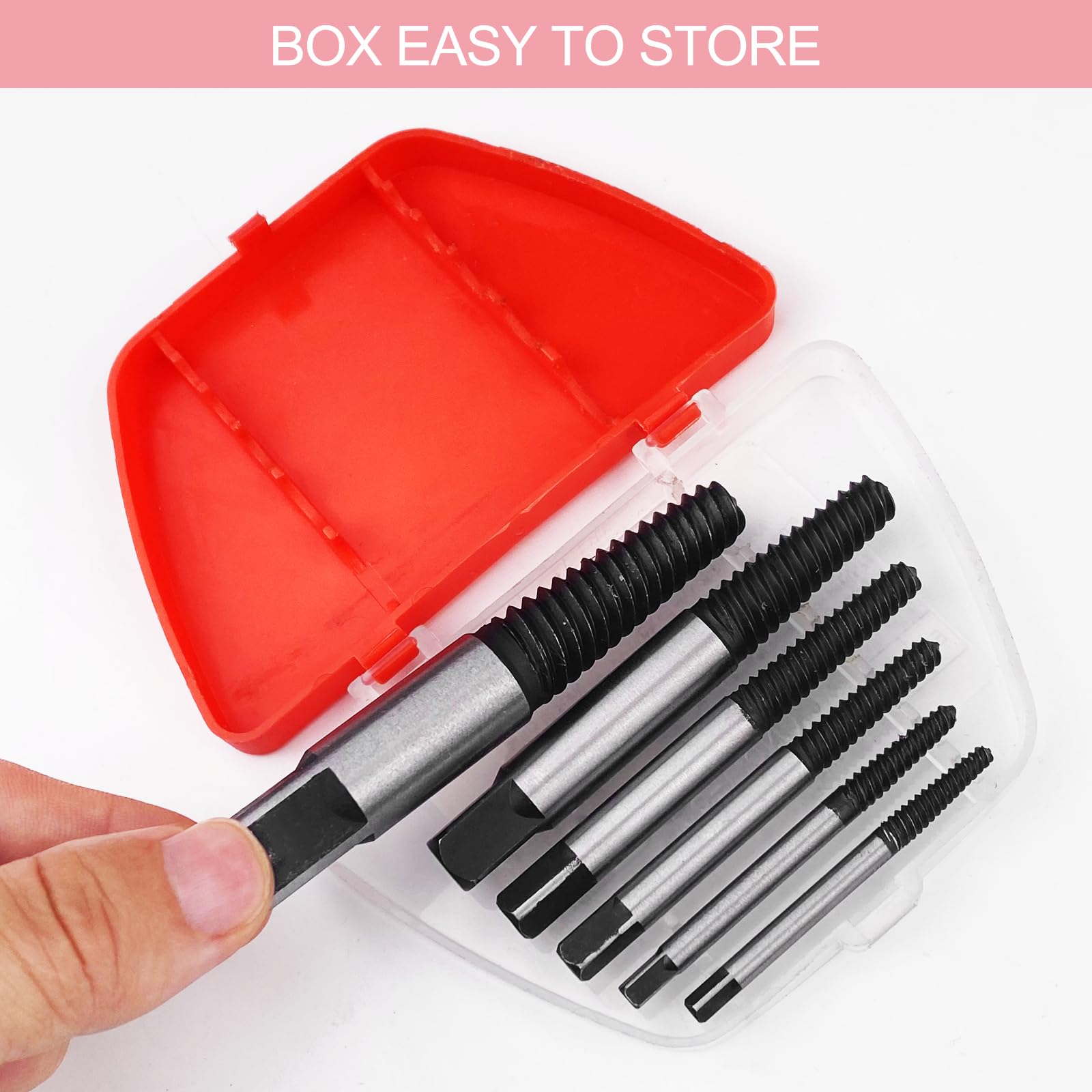 STAHLWILLE Schraubenausdreher-Set 900/6T – 6-teilig Für Schrauben M3 Bis M22, In Textiltasche. Made In Germany!