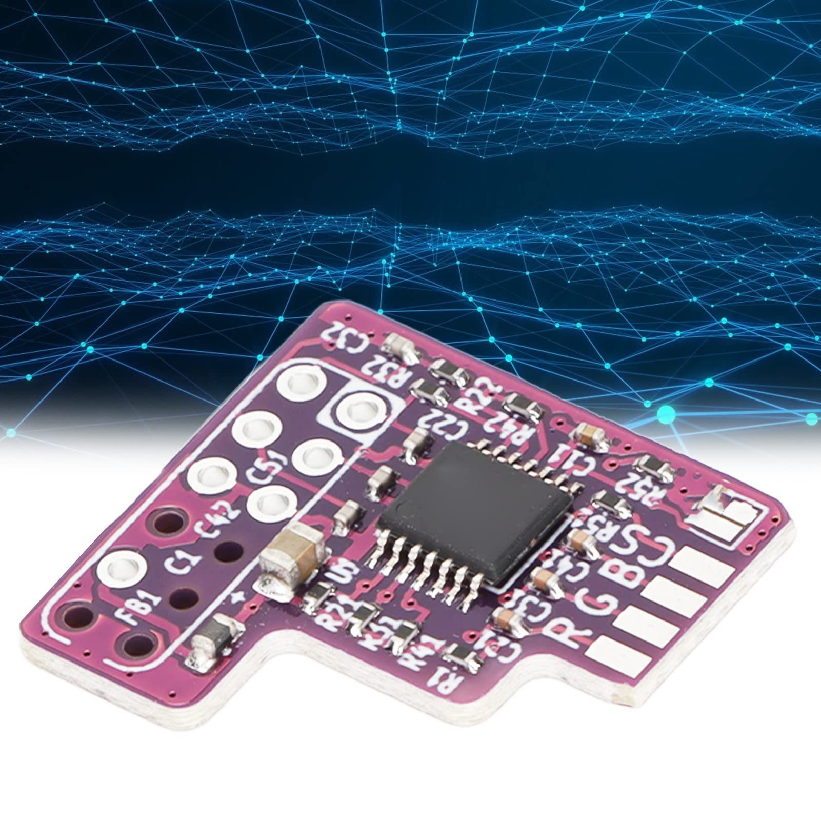 Mtlavishness RGB Modchip Für N64 NTSC Konsolen Kristallklares Bild Mit THS7374 Verstärker Einfache Installation Für Spielekonsolen Enthusiasten Hochwertiges PCB Material