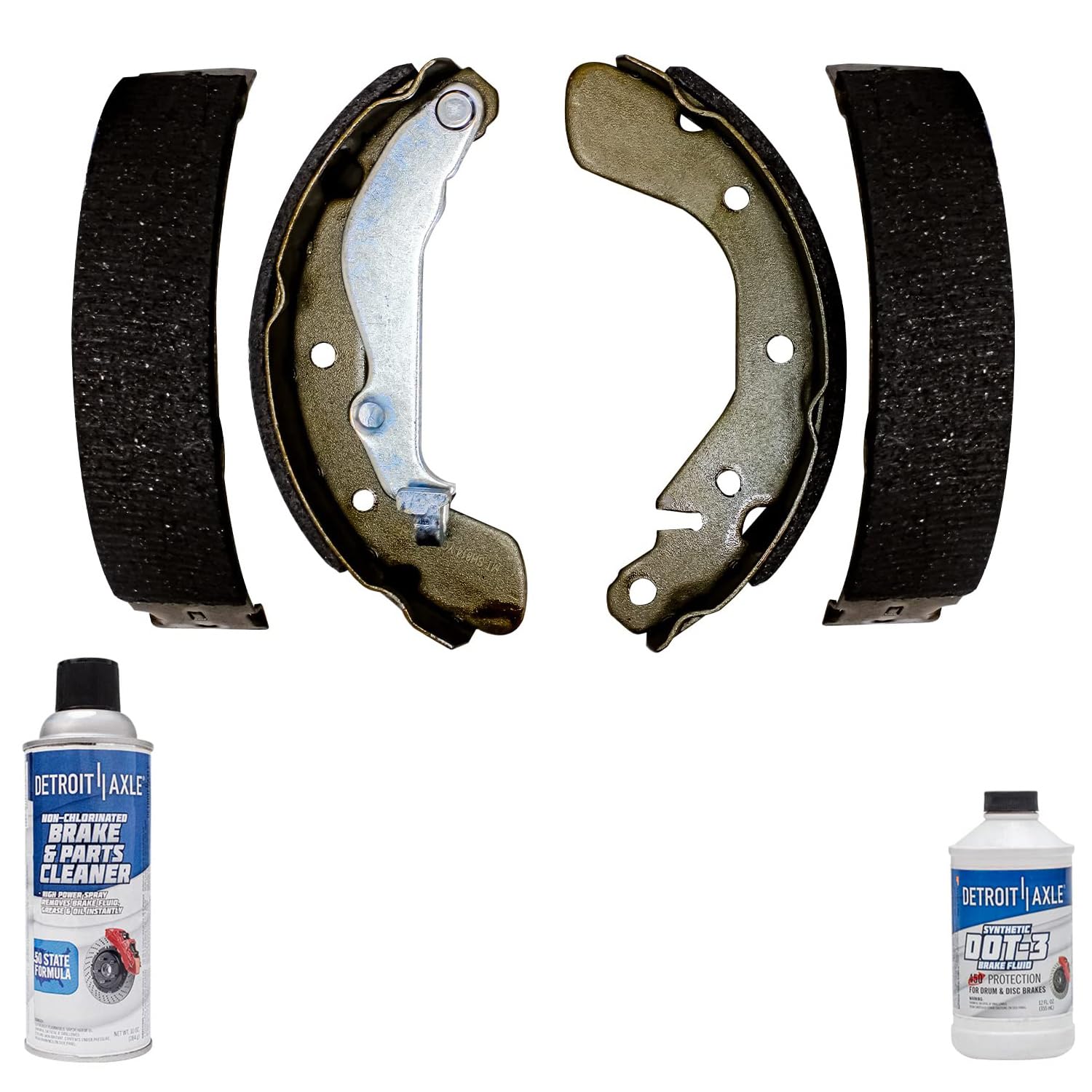 Detroit Axle - Rear Brake Shoes for Chevrolet Aveo Aveo5 Spark Pontiac G3