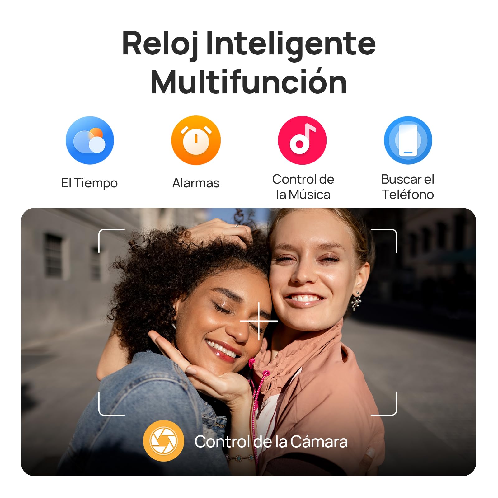 Mibro T2 Reloj Inteligente Hombre Mujer con Llamadas Bluetooth, GPS, Azul | Pantalla AMOLED HD de 1,75'', altímetro, barómetro, Smartwatch Elegante para iOS y Android