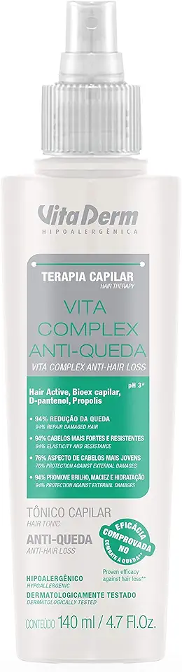 Vitaderm Tônico Capilar Vita Complex Anti Queda 140Ml