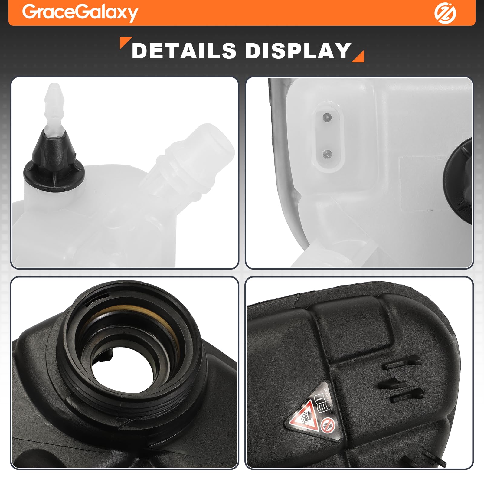 GraceGalaxy Depósito de agua ampliado para Classe A W176 B W246 W242 CLA C117 X117 GLA X156 2012-2024 A2465000049, 2465000049
