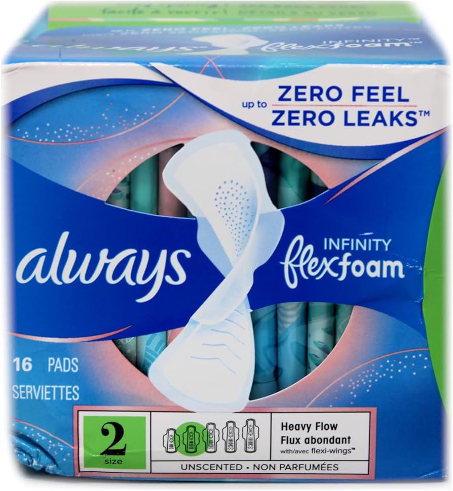 Amazon | 海外直送品Always Always Infinity Pads without Wings Heavy