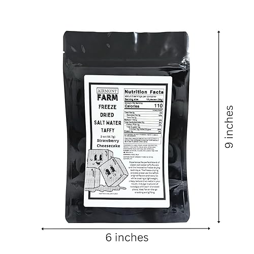 Miniatura 3 de Caramelo de agua salada liofilizada 2 oz  Cortado a trozos de tamaño mordido  Se envía en caja  Deliciosamente crujiente, sabor intenso, aperitivo