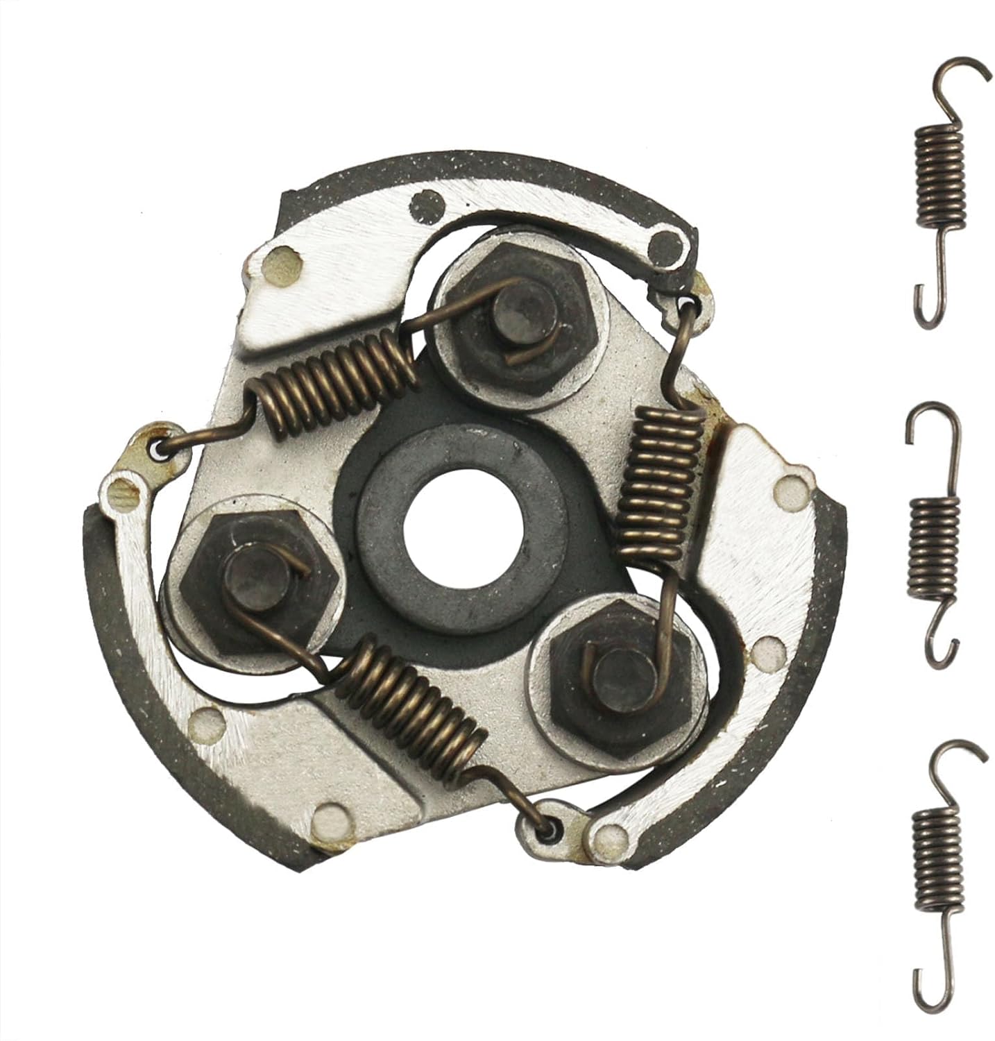 PRO BAT Centrifugal Clutch Pad for 2 Storke Pocket Rocket 47cc 49cc 50cc Mini Moto Quad Pit Dirt Bike ATV 3 Shoe Spring Pack of 3